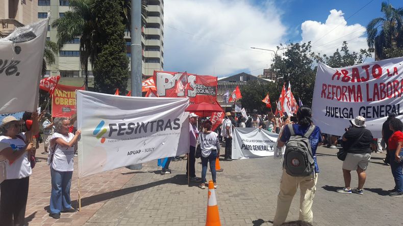 Movilización contra la Reforma Laboral.