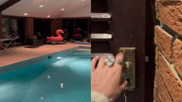 viral: compro una casa con pileta y descubrio un acceso oculto que no figuraba en los planos