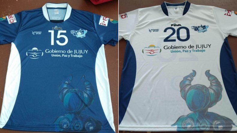 Así serán las nuevas camisetas que utilizará Jujuy Voley en la Liga A2