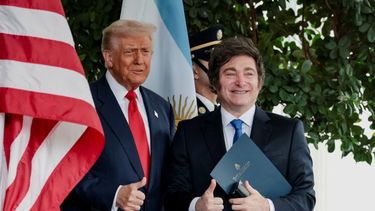 Durante la negociación del acuerdo comercial, Javier Milei fue recibido por Donald Trump en la Casa Blanca. Durante la negociación del acuerdo comercial, Javier Milei fue recibido por Donald Trump en la Casa Blanca.