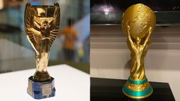 Los dos trofeos que hubo en los Mundiales