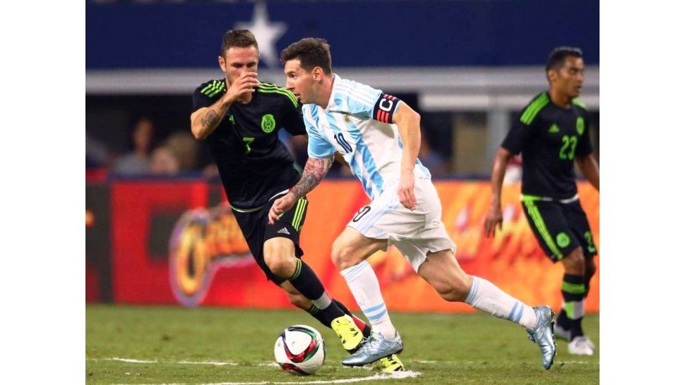 Messi en acción