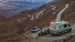 Operativo del Same en la Cuesta de Lipán ( imagen con IA)