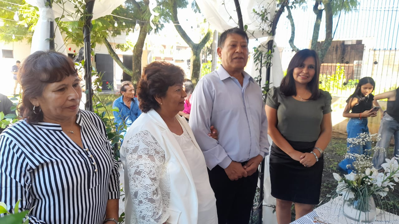 La historia de amor de Juliana y Gregorio.