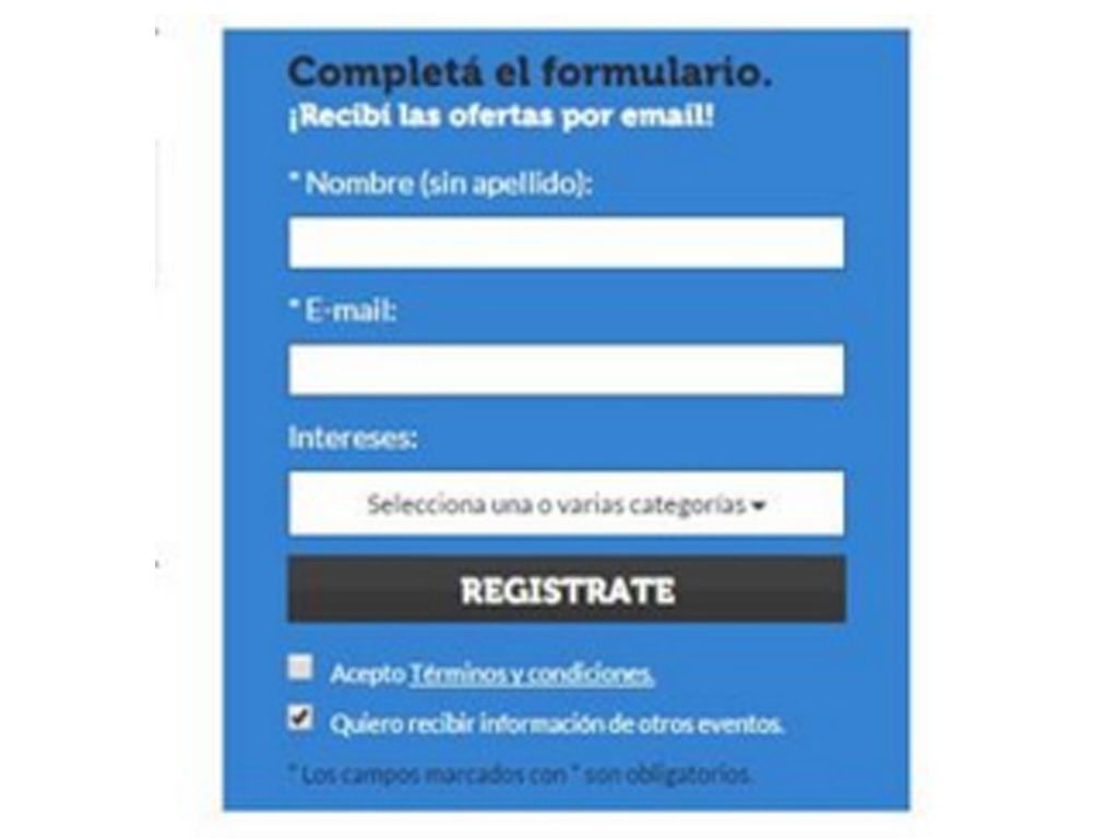Paso 1 - Para registrarte