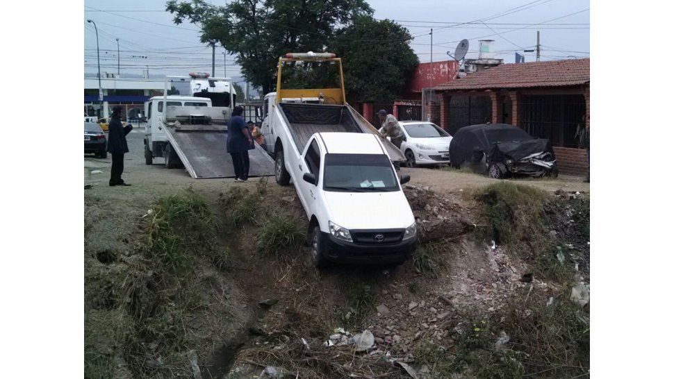 accidente en zanjón