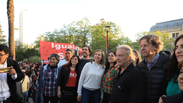 Cierre de campaña del Frente de Izquierda.