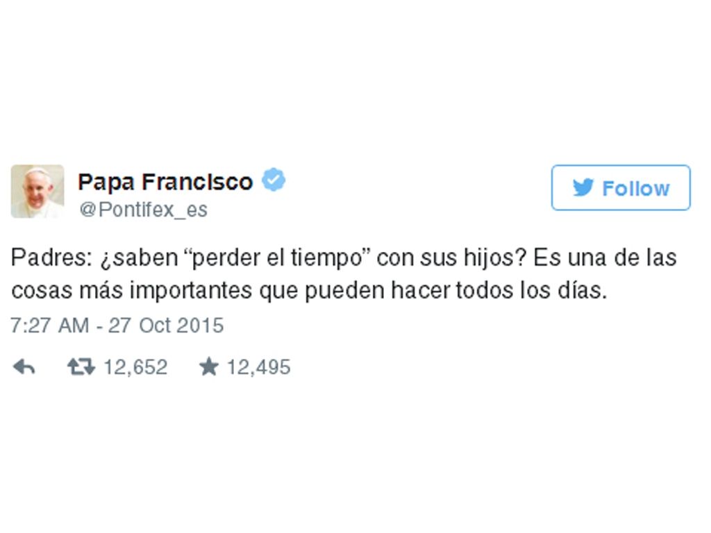 El mensaje del Papa
