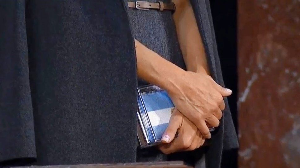 La cartera de Juliana Awada, un guiño a la patria por los festejos del 25 de mayo