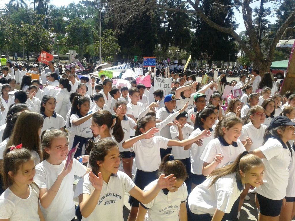 Caminata en Plaza Belgrano