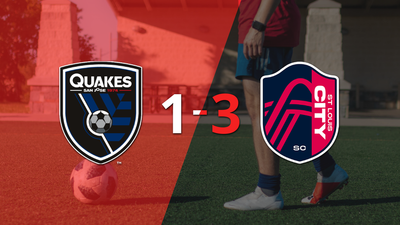 Brendan McSorley marca un doblete en la victoria 3-1 de St. Louis City ante San José Earthquakes
