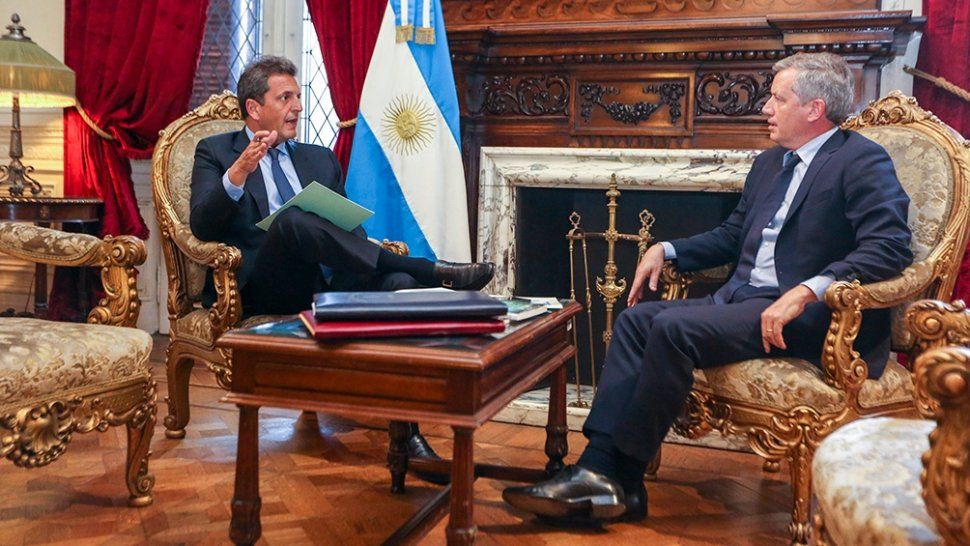 Sergio Massa y Emilio Monzó tuvieron la primera reunión