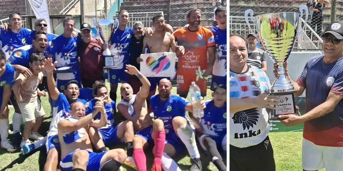 Jujuy Fútbol es campeón del Sudamericano +42: arrancó perdiendo y terminó levantando la copa en Salta