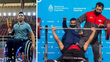 El año pasado salió segundo, ahora va por el primer puesto de parapowerlifting a nivel nacional.