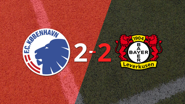 Con un gol agónico, Pantelis Hatzidiakos sentenció el empate entre FC Copenhague y Bayer Leverkusen