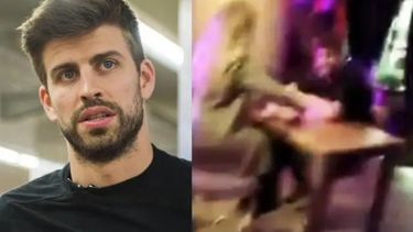 Piqué fue registrado con una cámara mientras se encontraba en un restaurante junto a su nueva novia, de aparentemente 22 años.