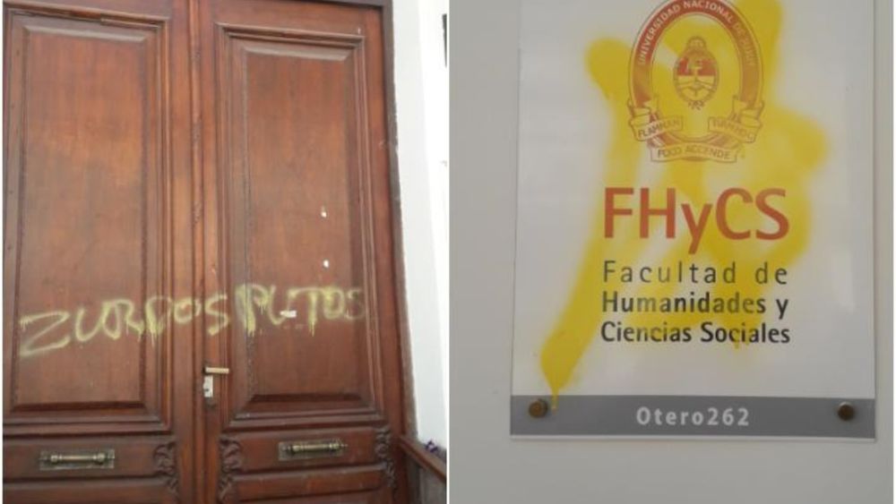 Vandalismo en la Facultad de Humanidades y Cs. Sociales: el decano emitió un comunicado