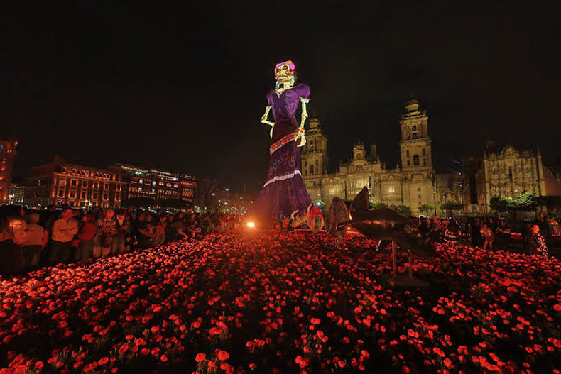 La Catrina más alta del mundo mide 33 metros y celebra una tradición única de México &nbsp;