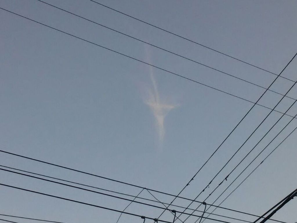 Nube con una forma llamativa