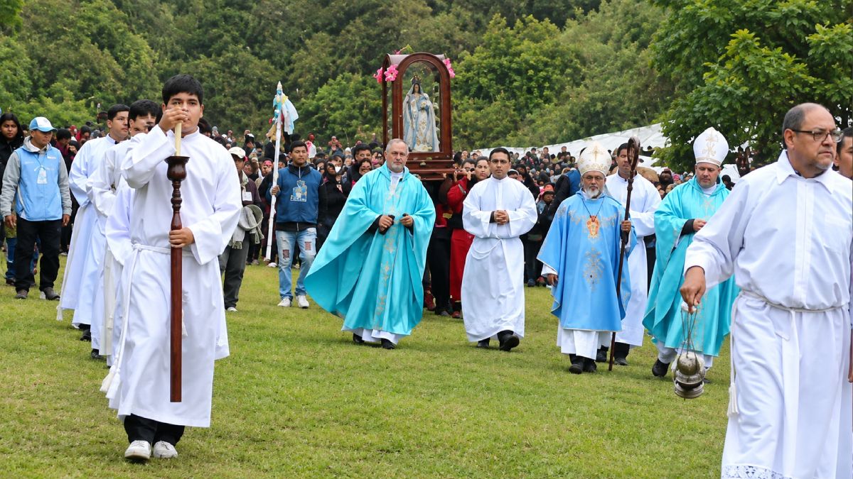Río Blanco vivió la segunda peregrinación en honor a laVirgen del Rosario