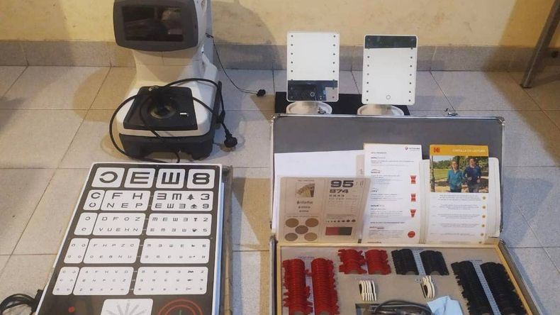 Elementos que secuestraron en la investigación en Alto Comedero
