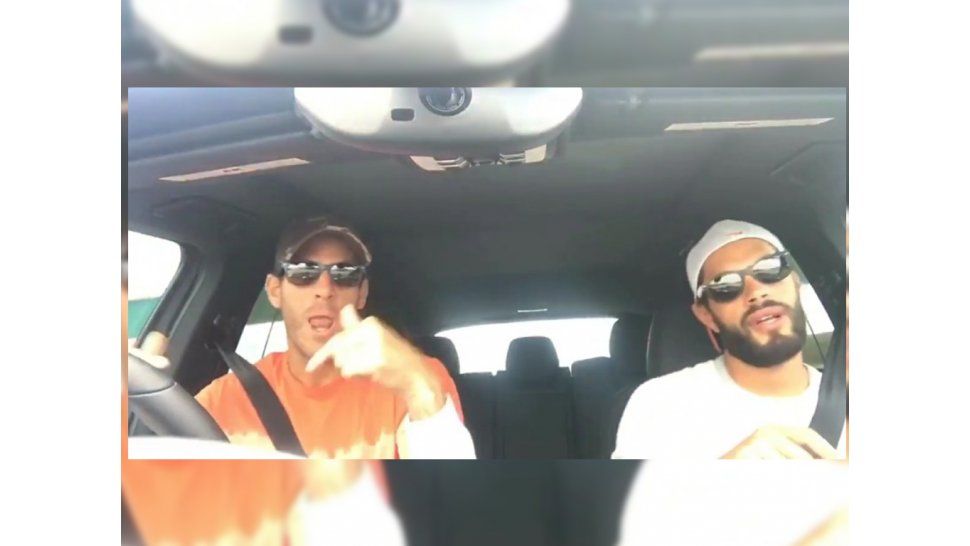 Del Potro cantando "despacito"