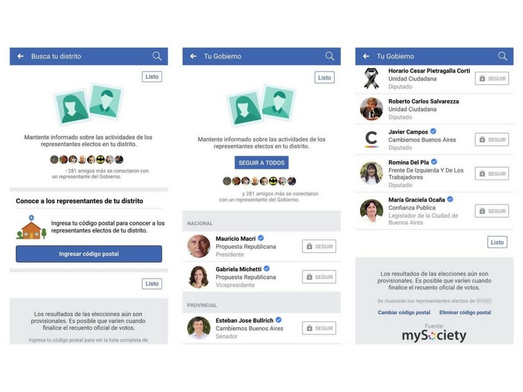 Facebook tras las elecciones