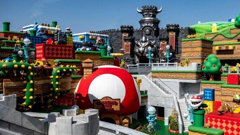 Las instalaciones del Super Nintendo World están inspiradas en el variopinto - Philip Fong - AFP