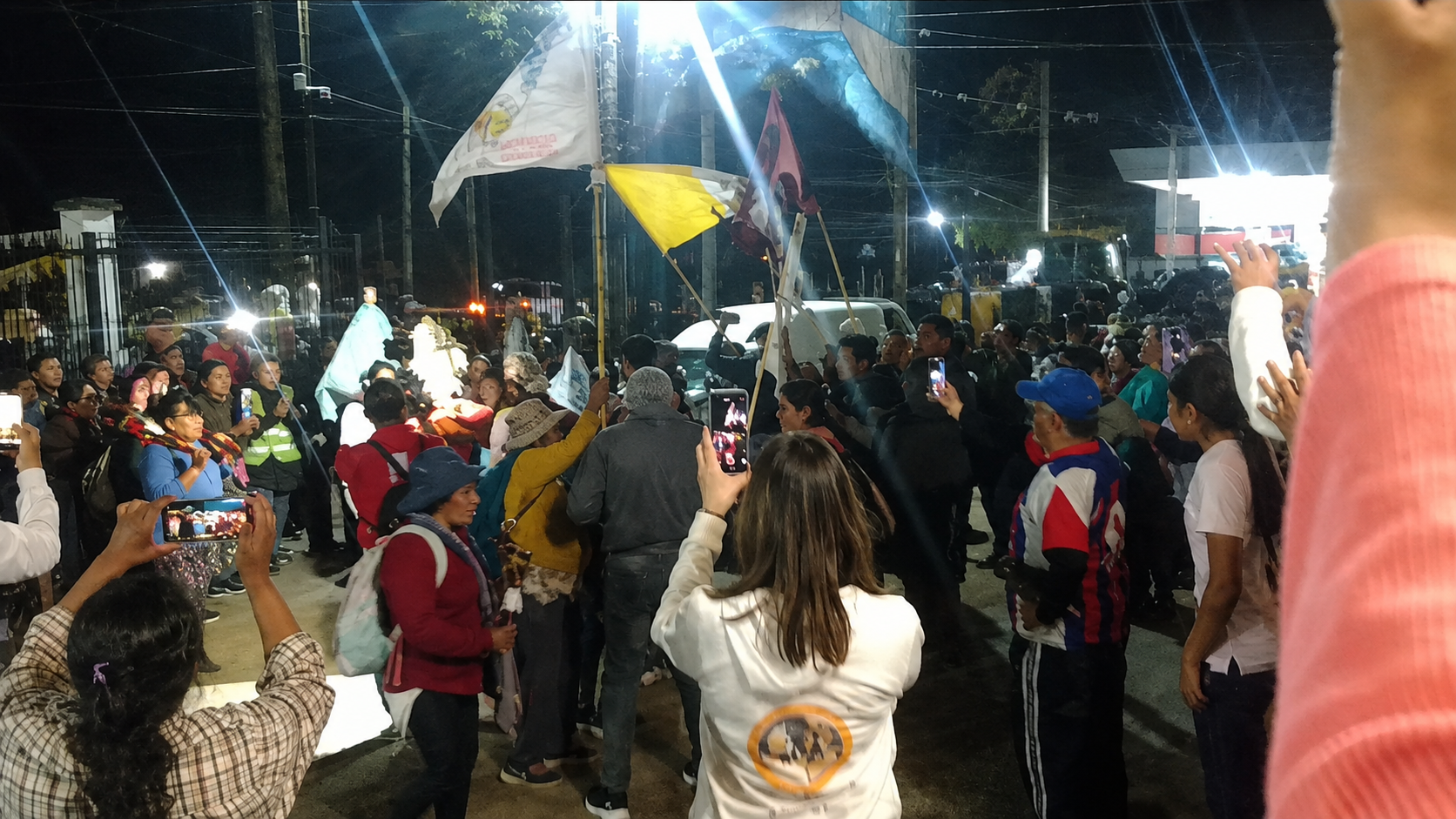 Peregrinos de Jujuy rumbo al Milagro en Salta
