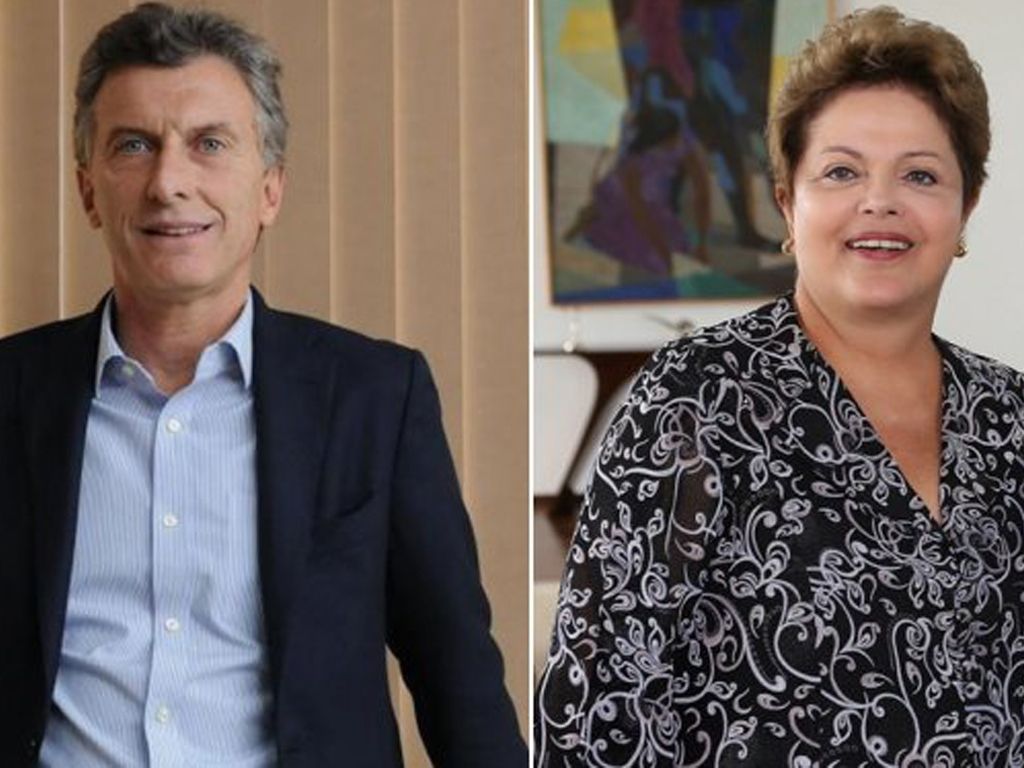 Mauricio Macri y Dilma Rousseff