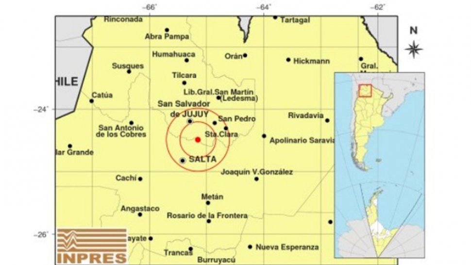 Sacudón en la siesta del sábado: se sintió un breve pero intenso temblor en Jujuy