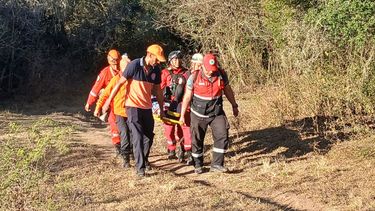 Rescatan a una persona de 92 años en una zona rural de Jujuy
