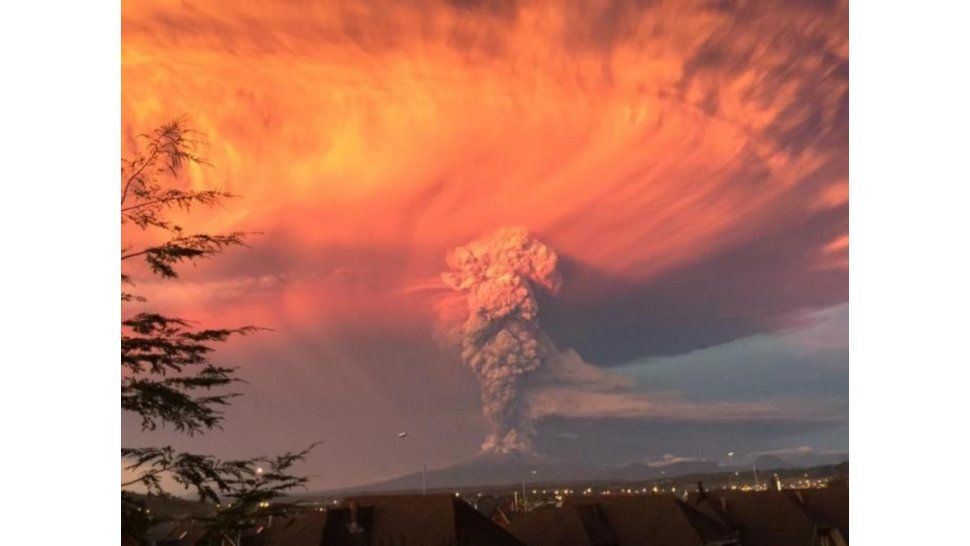 Volcán chileno - Foto: RioNegro.com.ar