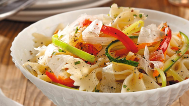 Pastas con verduras
