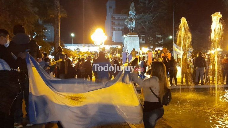 Festejos por Argentina en Jujuy