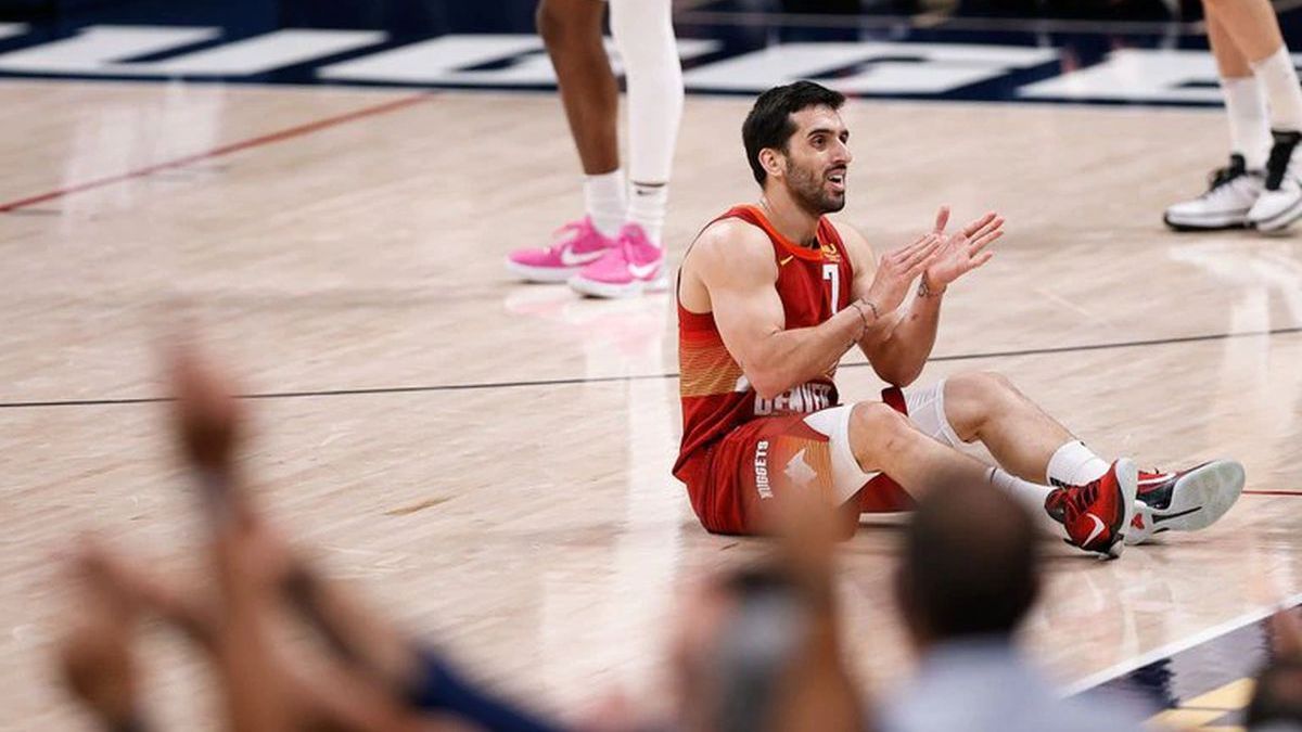 Campazzo, en la derrota de Denver en su estadio.&nbsp;