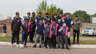 La Scaloneta, escuelita de fútbol del barrio 13 de julio.