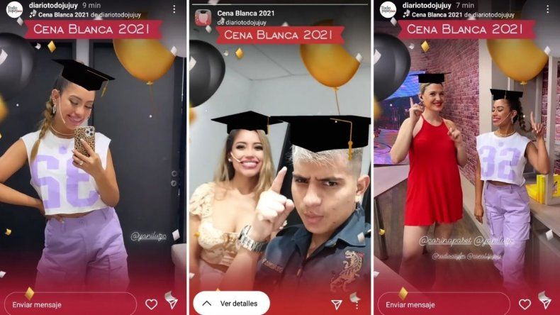Filtro de Instagram para la promo 2021 en la Cena Blanca