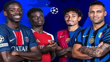 Semifinales de la Champions League: Barcelona vs Inter y PSG vs Arsenal.