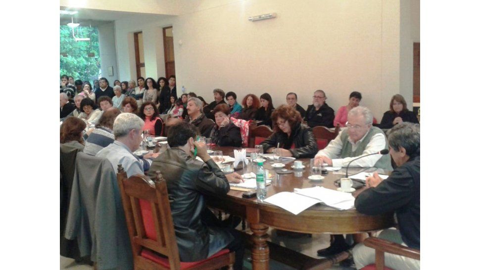 Asamblea en el Rectorado