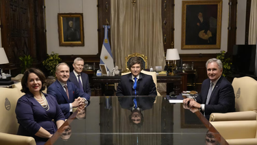 Encuentro en Casa Rosada.