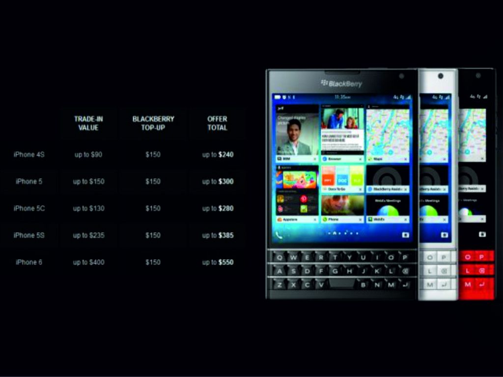 BB paga para que dejen iPhone