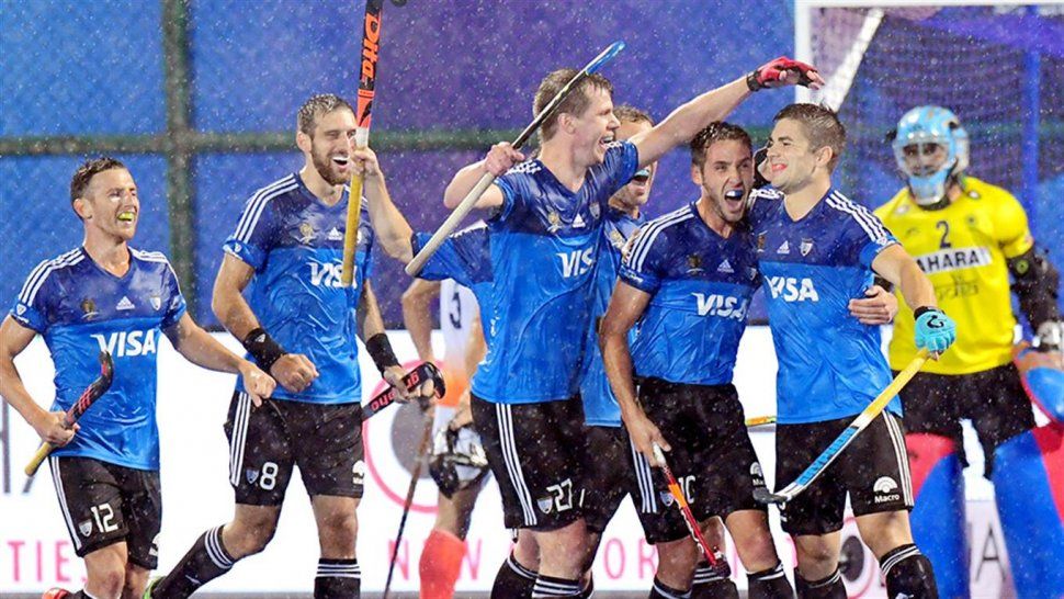 Más grandes que nunca: los Leones alcanzaron la final de la Liga Mundial en India