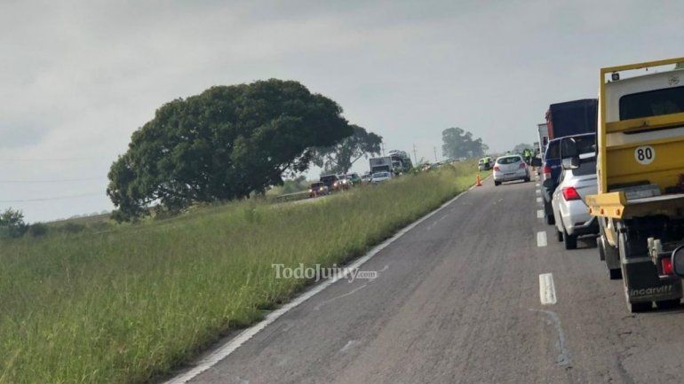 Automovilistas se quejan por las largas filas en ruta N° 66