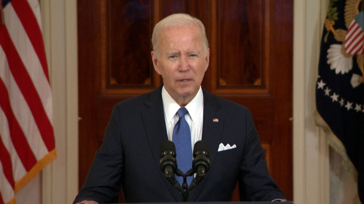 Biden informó la operación militar realizada el sábado en Afganistán.