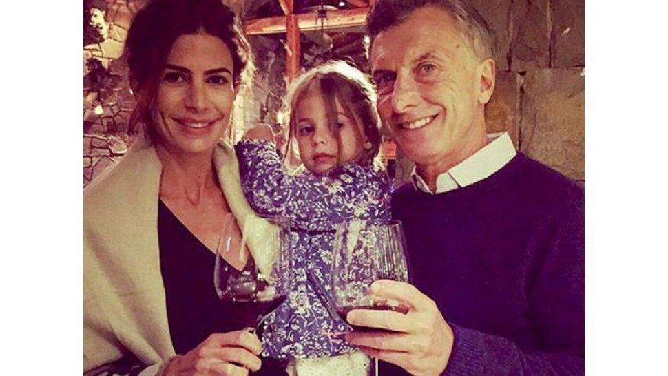 Macri y su familia