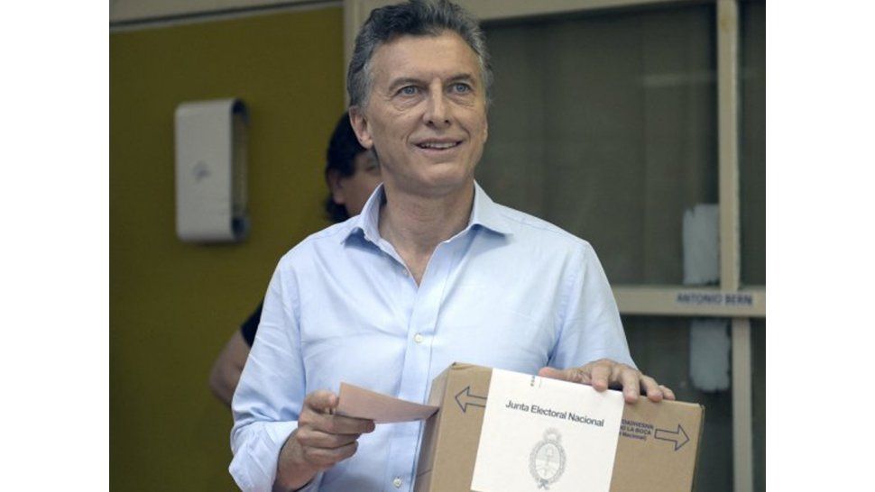 Macri emitió su voto