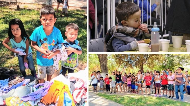 Colecta solidaria para chicos de Caimancito.