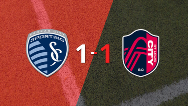 Sporting Kansas City y St. Louis City empataron 1 a 1