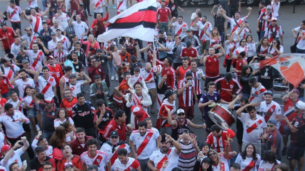 Hinchada de River. /Foto: Télam